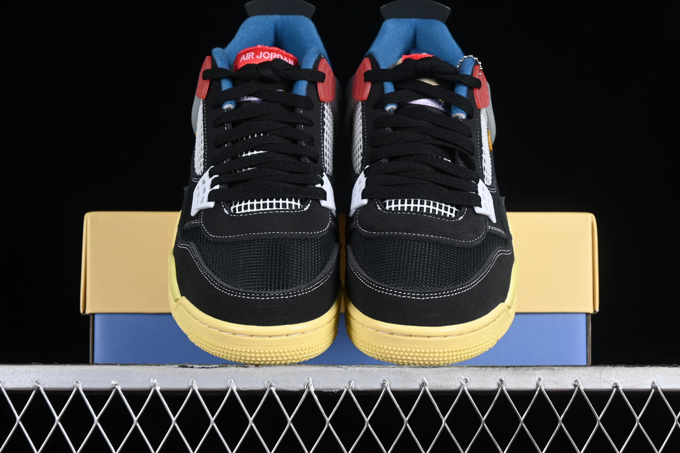 All categories Air Jordan Jordan series basketball shoes Air Jordan 4 GX foreign trade version Union La x Air Jordan 4 Retro AJ4 Joe 4 joint model basketball shoes DC9533-001